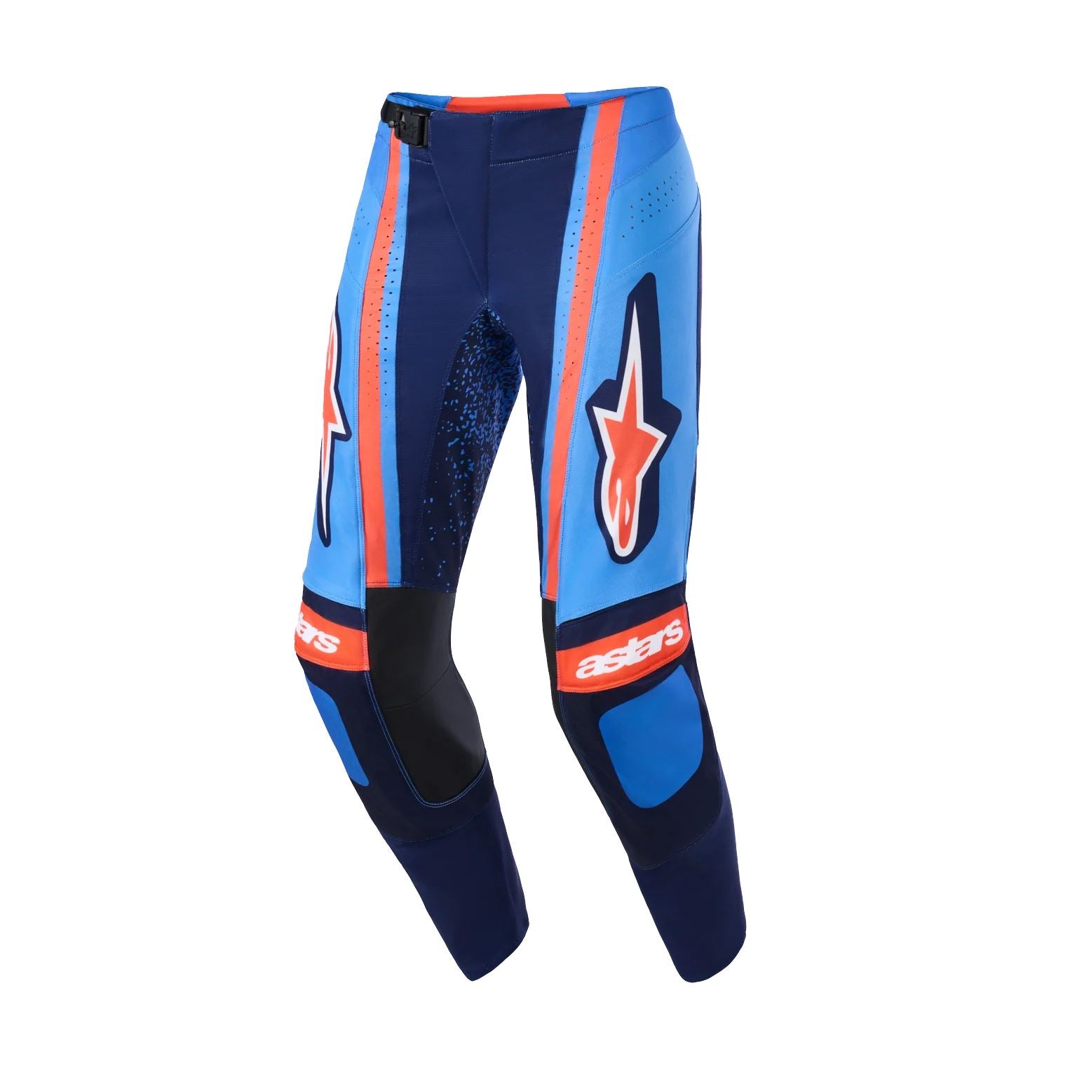 Alpinestars 2026 Techstar Nomur Motocross Pants Dark Navy Orange Ucla Blue
